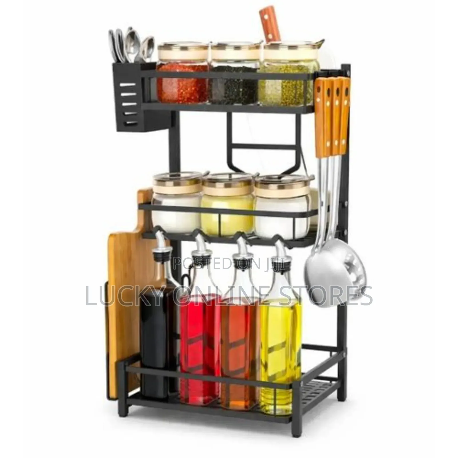 3 Level Multifunctional Kitchen Storage Rack