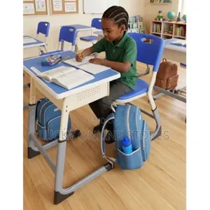 Adjustable Height Children's Desk Chair Set