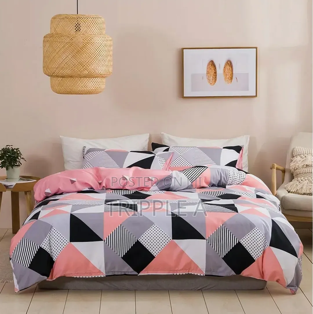 Pink Pattern Duvet Set