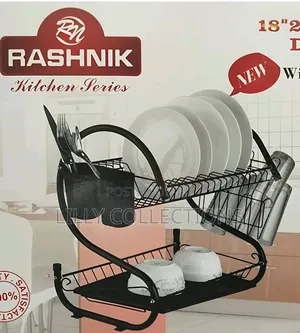 2 Tier Stainless Plate Rack
