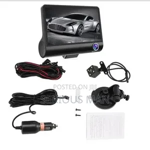 4-Inch Car Dashboard Camera - Black