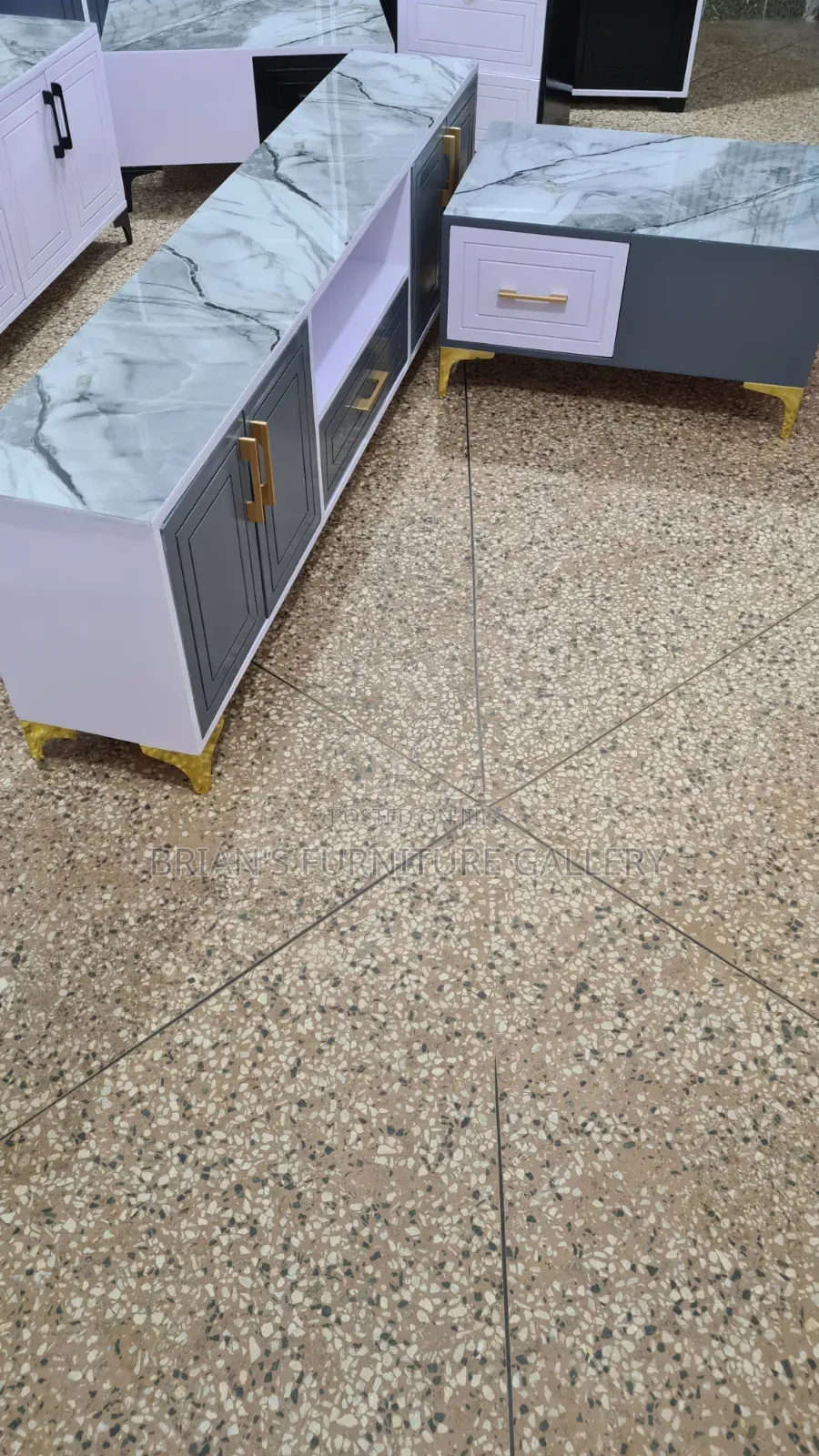 Tv Stand and Center Table Set