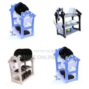 3 Tier Plates Drying Cups Dish Draining Rack Storage Organizer - Color