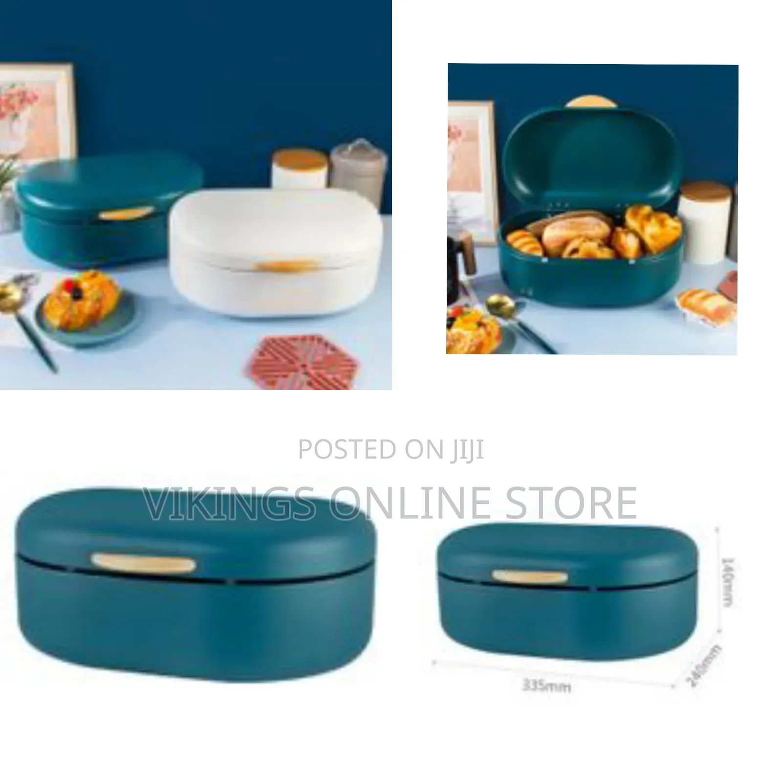 Metal Bread Box For Kitchen Counter Worktop, Multifunctional Bread Bin