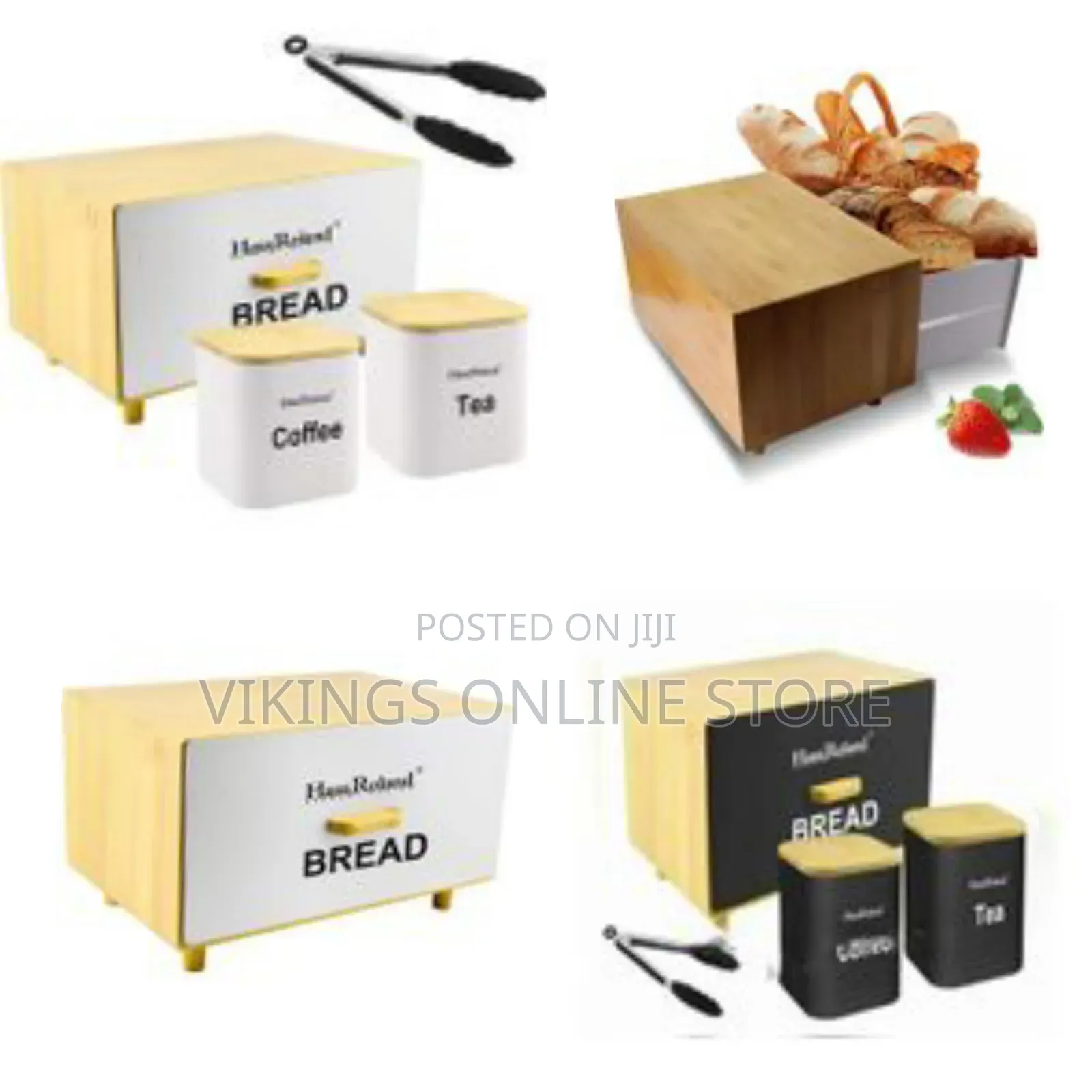 Hausroland Bread Box For Kitchen Counter Drawer Bread Bin Storage