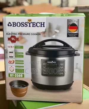 9 Litres Bosstech Pressure Cooker at 230,000 Ugx