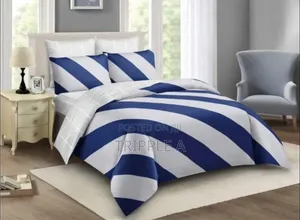 Bold Wide Stripe Cotton Bedding Set