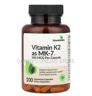 Vitamin as Mk-7, 100mcg, 100 Vegetarian Capsules