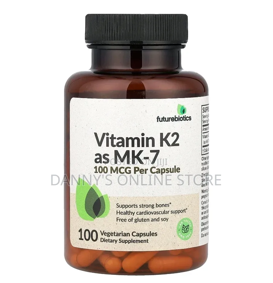 Vitamin as Mk-7, 100mcg, 100 Vegetarian Capsules