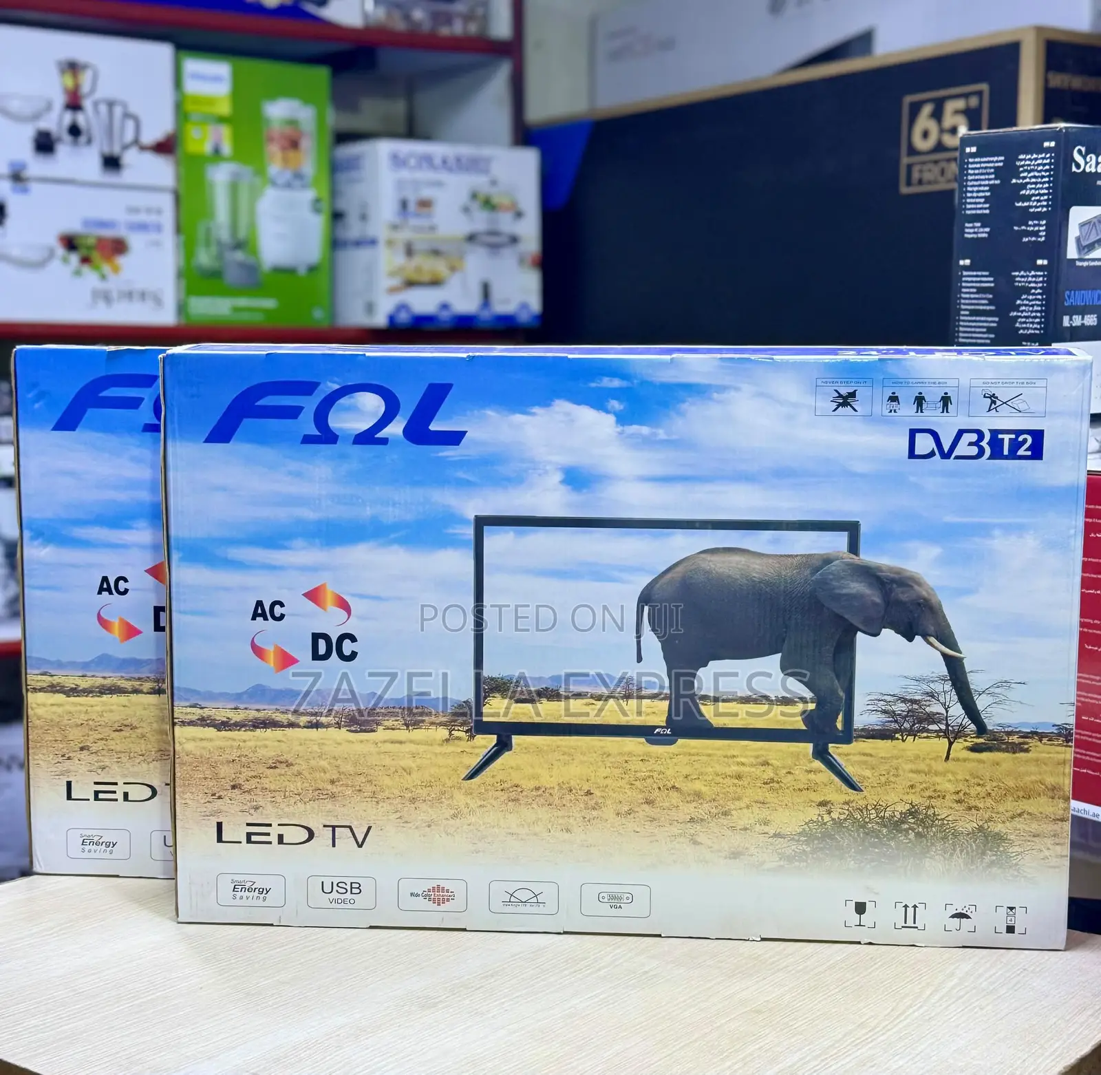 Fòl 24 inches Digital Tv Ac/ Dc