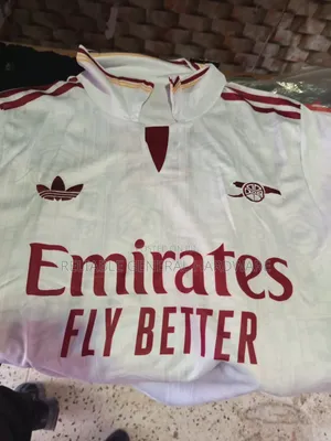 Arsenal Jersey Ruplica 2xxl, Xxl, Xl, L, M
