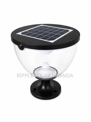 Solar Garden Pillar Light Waterproof Outdoor Fence Lamp