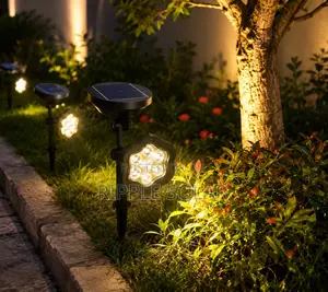 7w Solar Led Garden Spot Light Waterproof Landscape Lamp