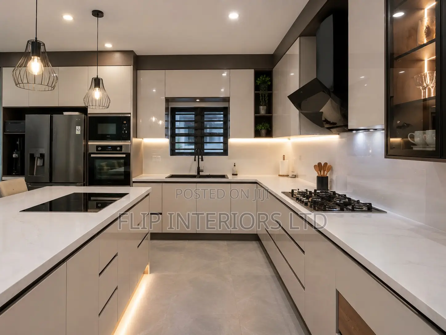 Modern PVC Kitchen Interior Design