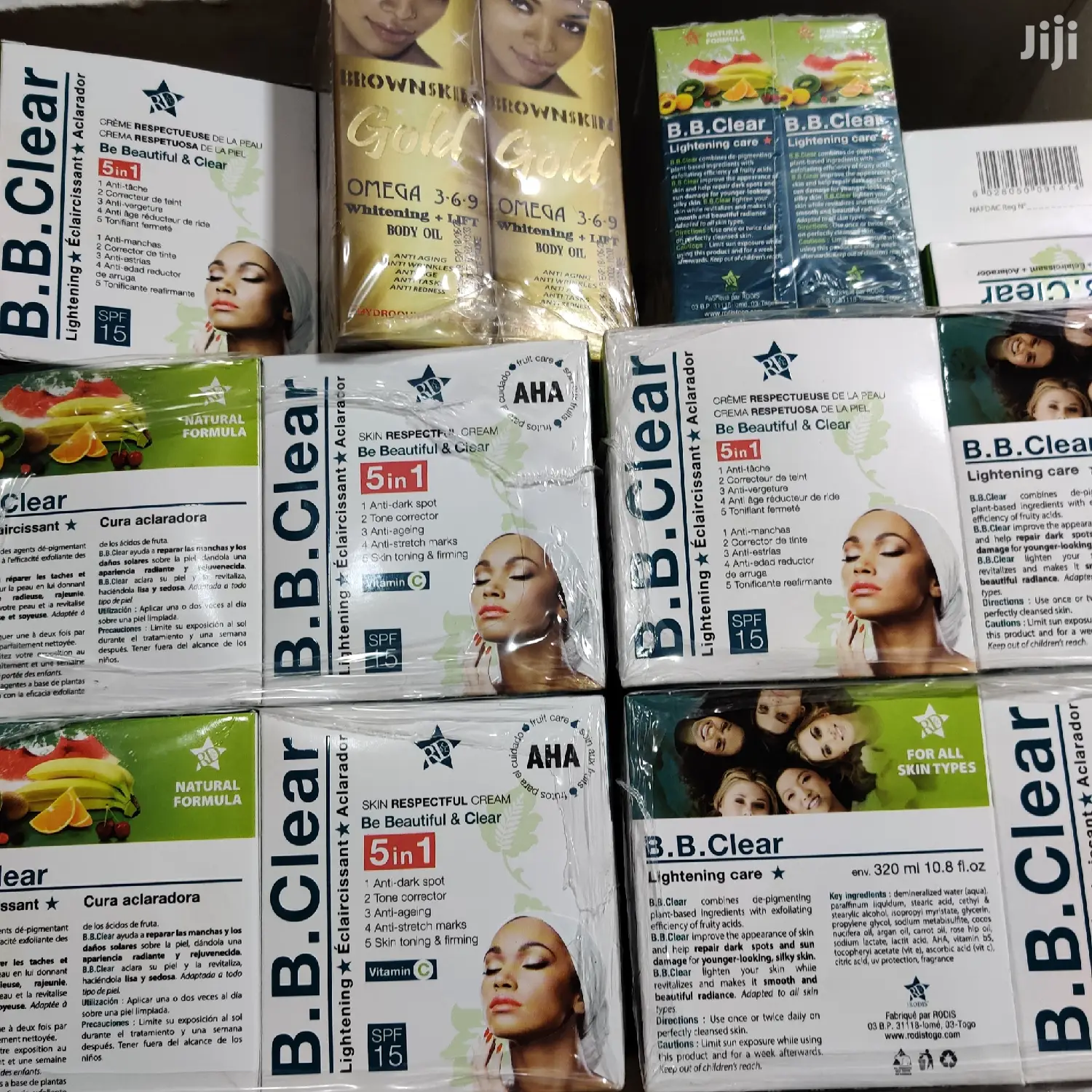 AHA BB Clear Whitening Body Cream