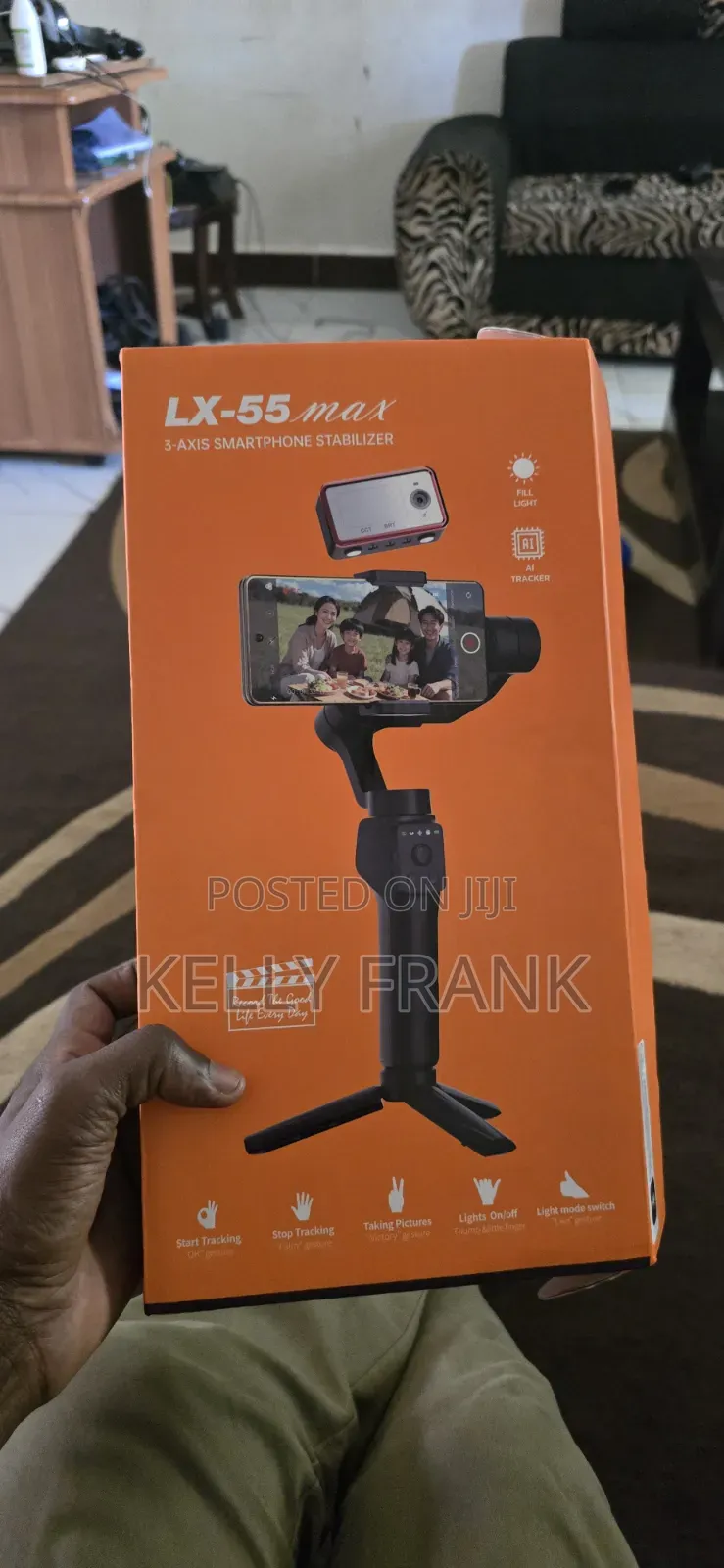 Video Lx_55 Max 3-Axis Smartphone Stabilizer
