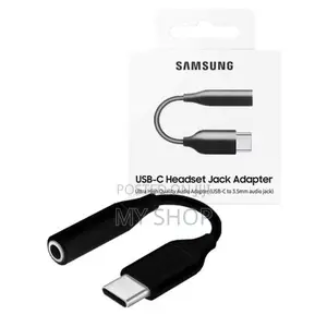 Amsung Usb-C/Type-C to Headphone/Headset 3.5mm Audio Adapter – Black