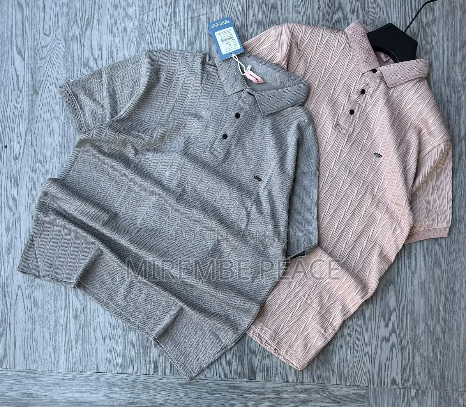Texture Polo Shirts
