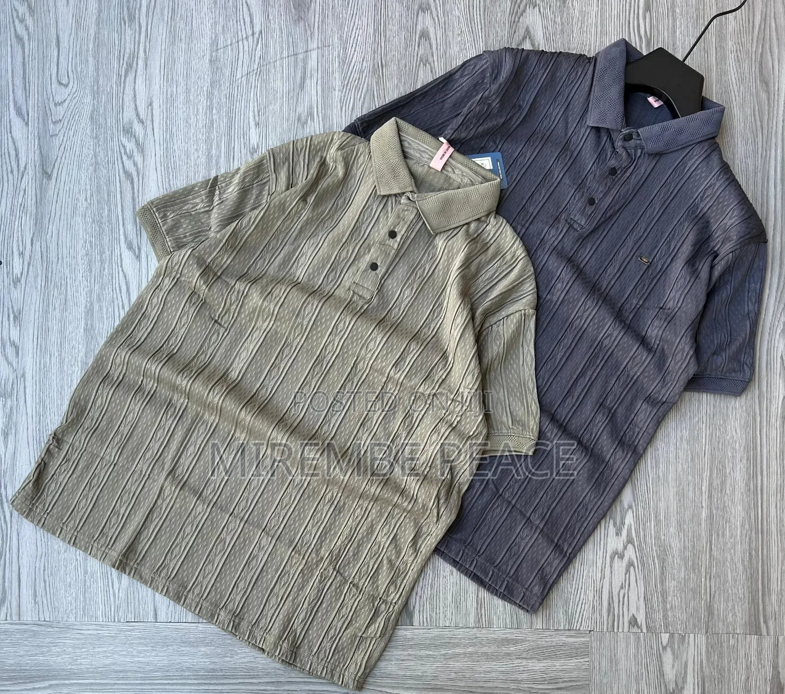 Texture Polo Shirts