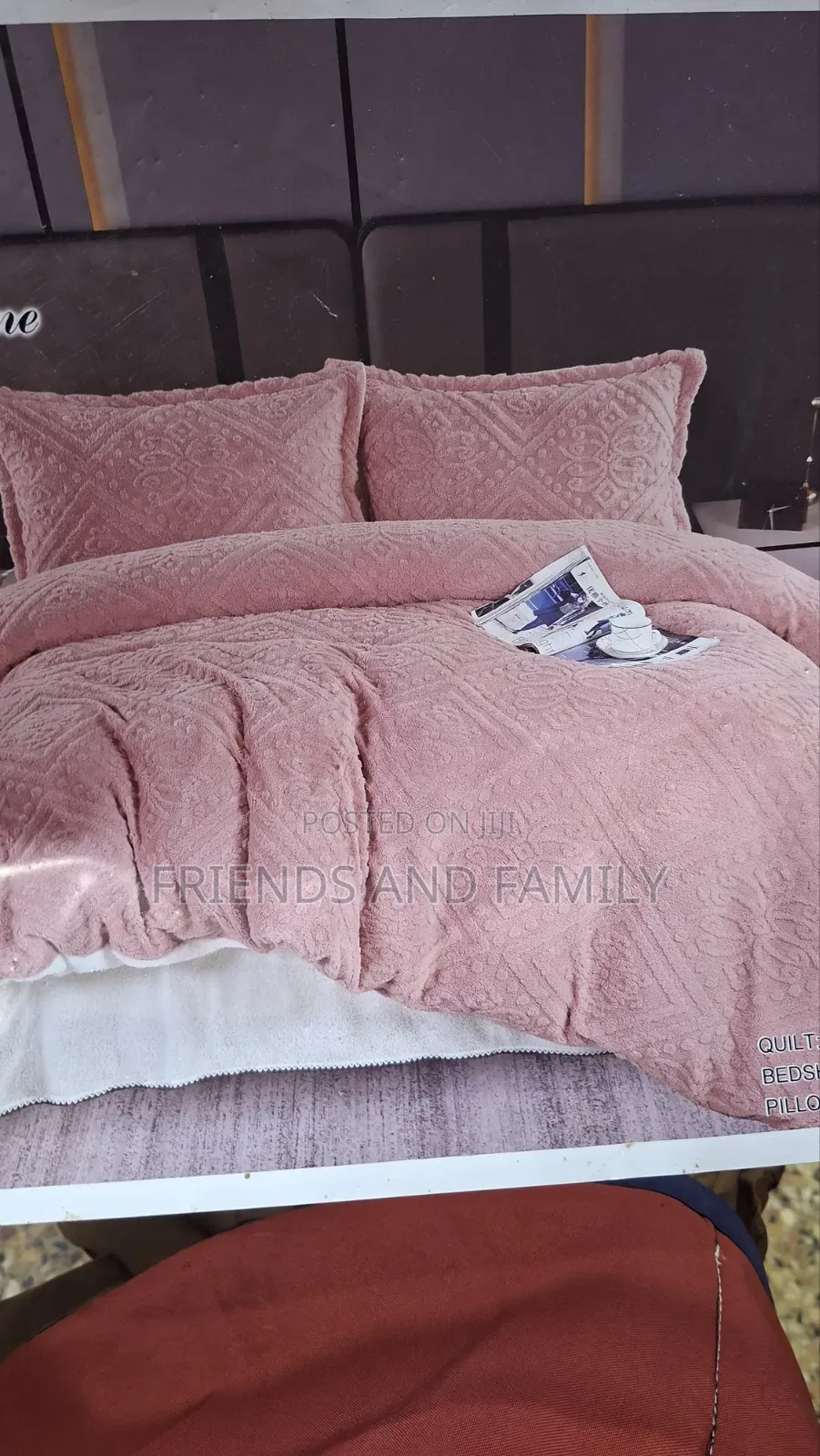 Original Woolen Bed Cover 4 Peace 6*4
