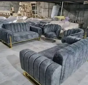 Eight Seater Sofa in Light Gray Colour