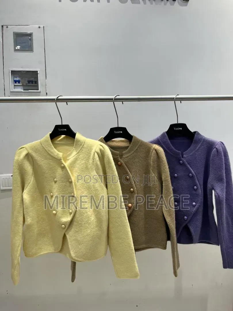 Overlap Button Cardigans