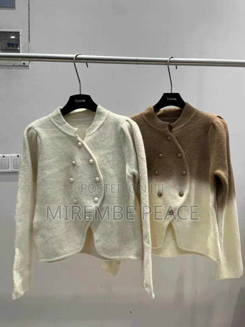 Overlap Button Cardigans