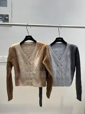 Overlap Button Cardigans