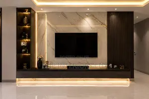 Luxury Marble Tv Unit Design