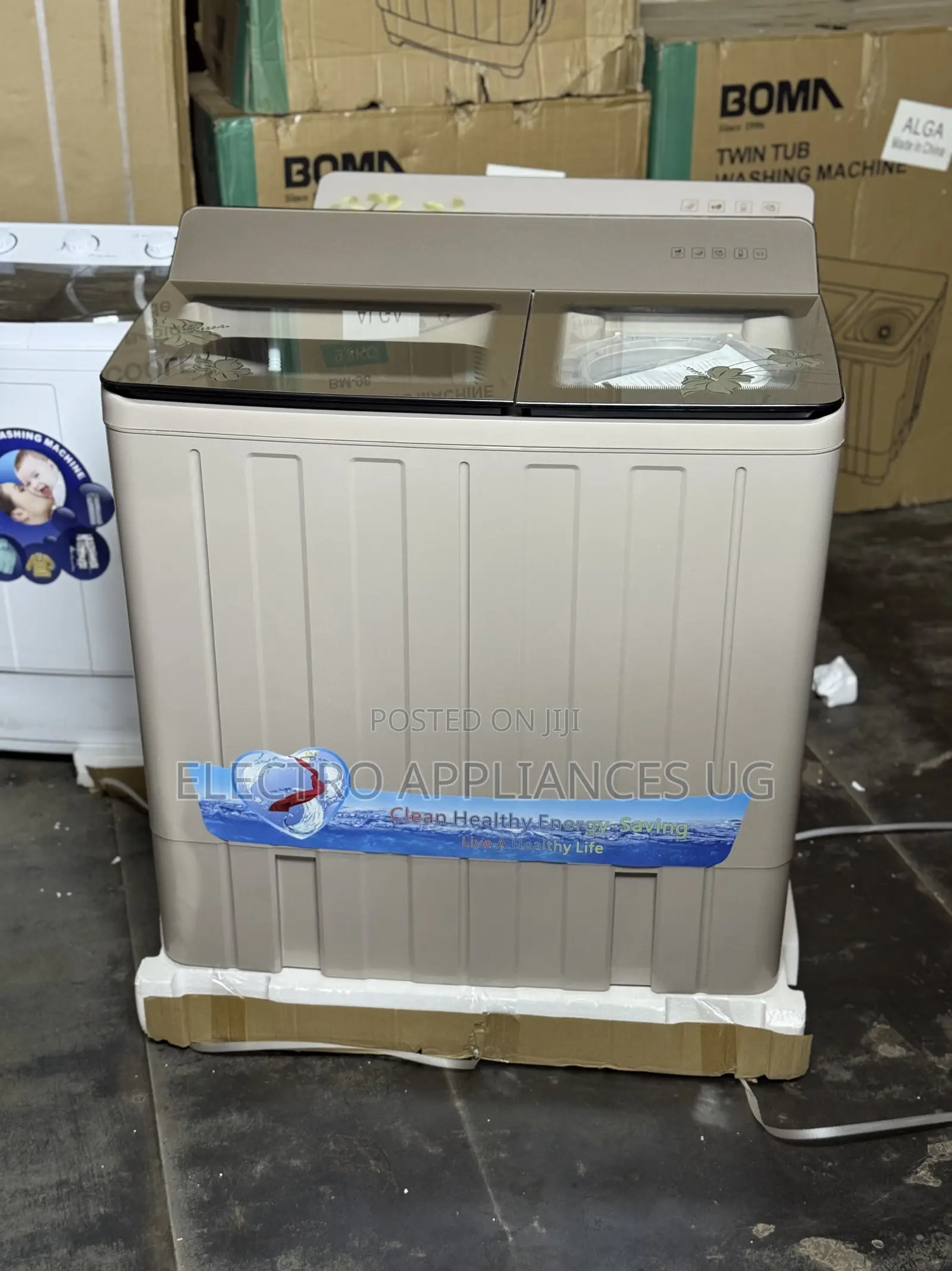 Bomann 14.8kg Twin Tub Washing Machine.