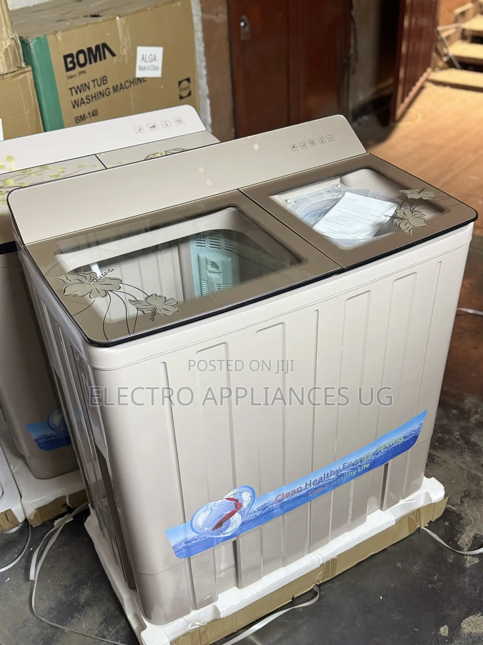Bomann 14.8kg Twin Tub Washing Machine.