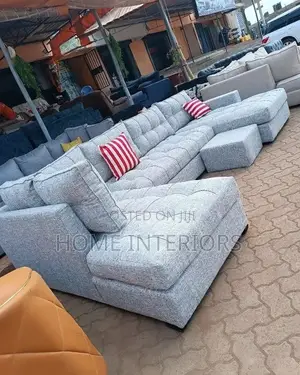Nine Seater Sofa Set in Light Gray