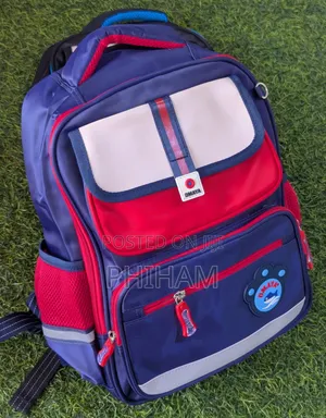 Red Omaya School Bag