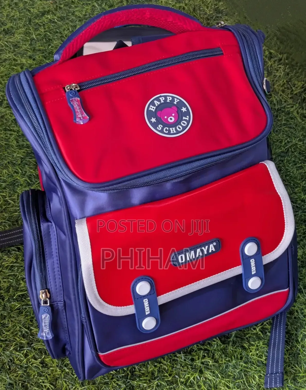 Red Omaya School Bag