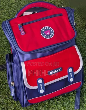 Red Omaya School Bag