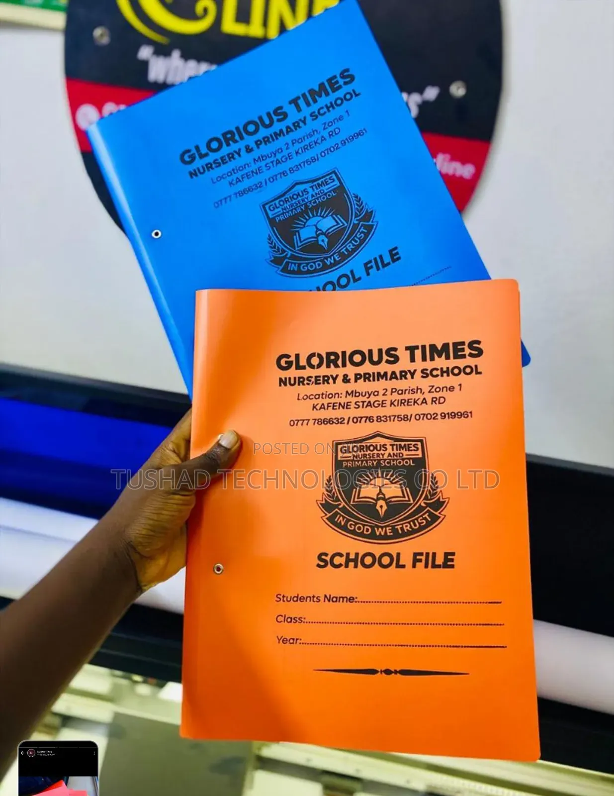 Customized Spring File, Branded School Files, Printing Files, Books