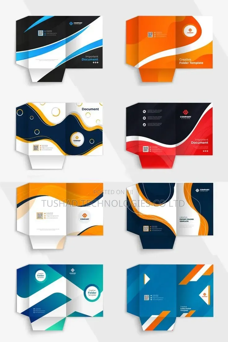 Folder File Printing, Customized File Folders, Document Files Branded