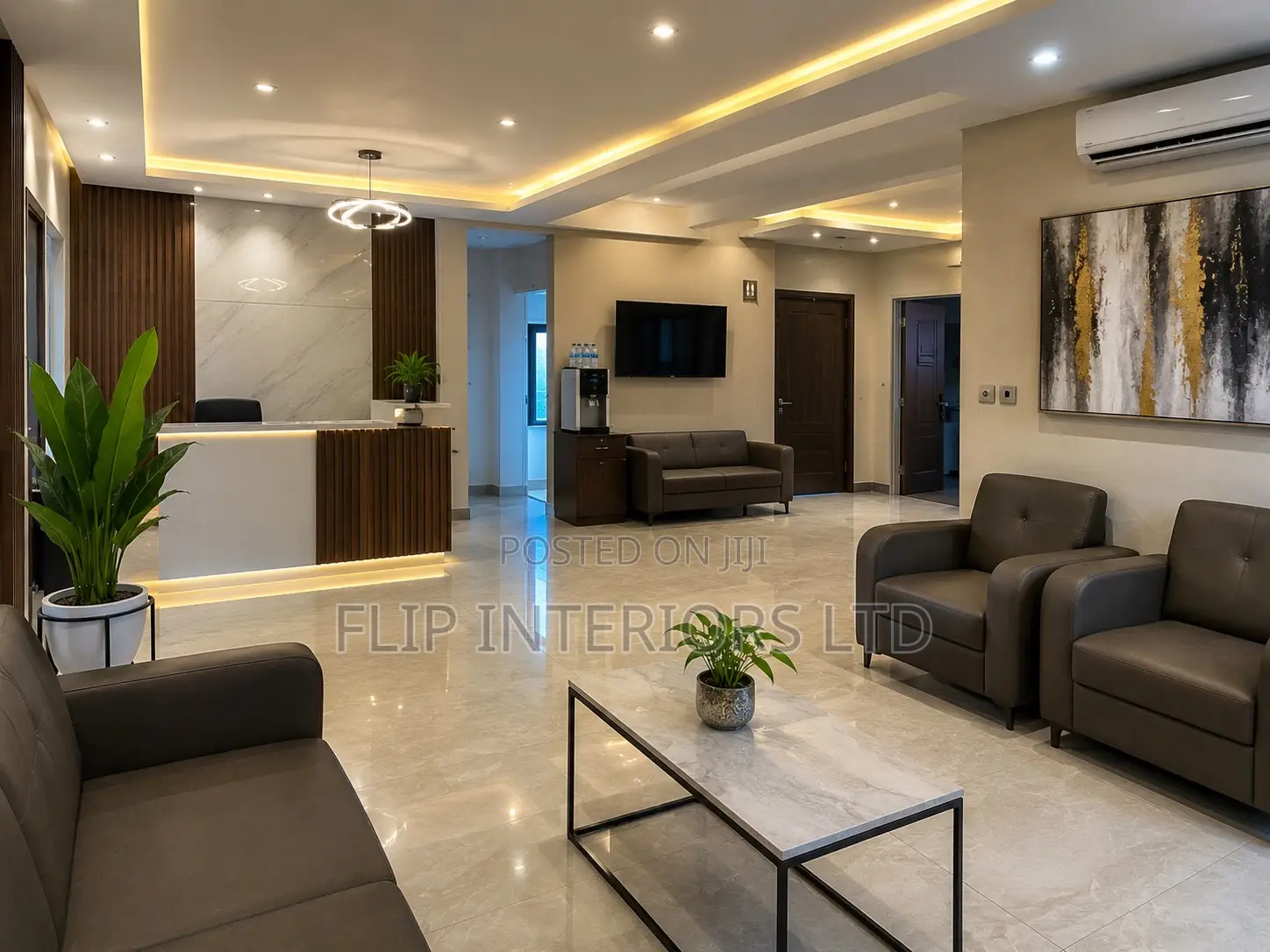 Modern Waiting Area Design