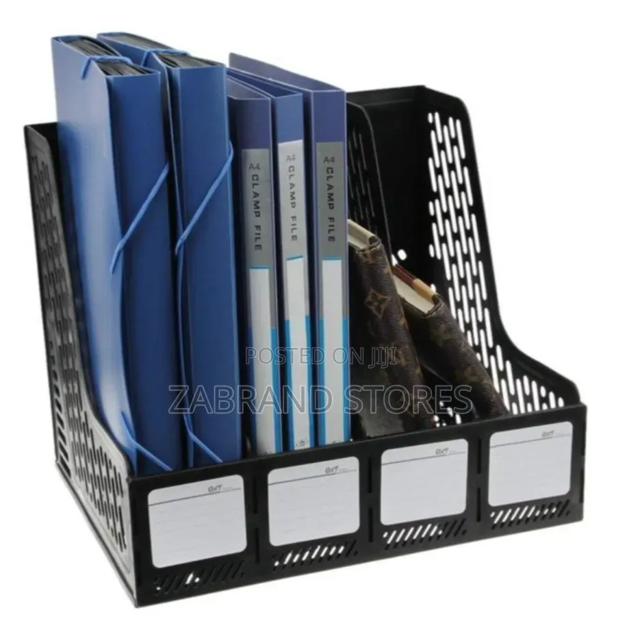 Magazine/File Holder 4 Compartments