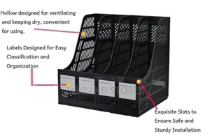 Magazine/File Holder 4 Compartments