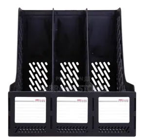 3 Compartments Magazine/File Holder