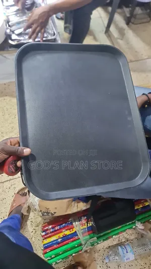 Black Melamine Serving Trays 1pc