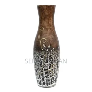 Tall, Contemporary Textured Floor Vase