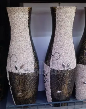 Tall, Contemporary Textured Floor Vase