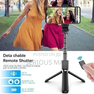 Selfie Stick With Wireless Bluetooth Remote