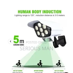Solar Outdoor Security Movement Sensor Light With Remote