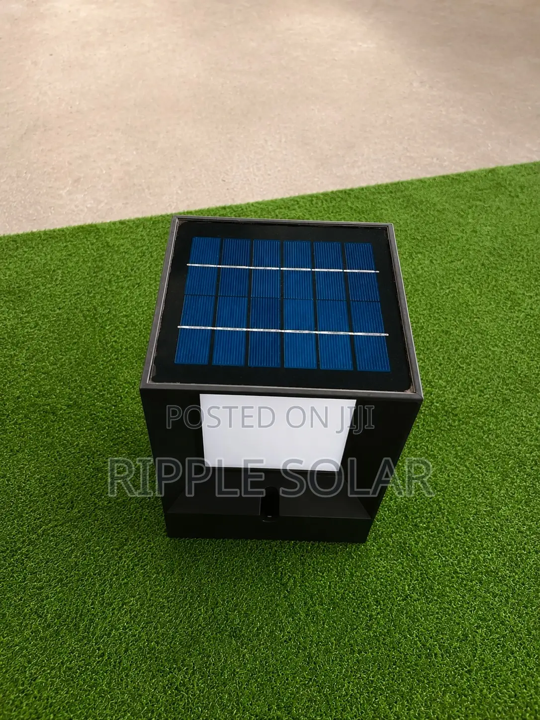 Solar Garden Fence Post Light Waterproof Outdoor Pillar Lamp
