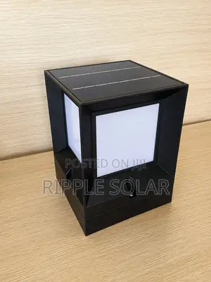 Solar Garden Fence Post Light Waterproof Outdoor Pillar Lamp