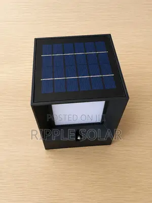 Solar Garden Fence Post Light Waterproof Outdoor Pillar Lamp
