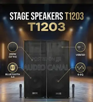 T1202 Double Full Range Speakers